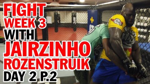 FIGHT WEEK 3: Day 2 P.2 Jairzinho Rozenstruik runs into Robbie Lawler as he preps for Curtis Blayde