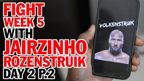 FIGHT WEEK 5: Day 2 P.2 Jairzinho Rozenstruik runs into Pat Barry and interviews with Ariel Helwani.