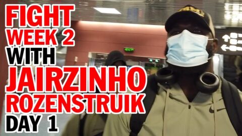 FIGHT WEEK 2: Day 1 Jairzinho Rozenstruik arrives for UFC Vegas 28 to face Augusto Sakai! BTS