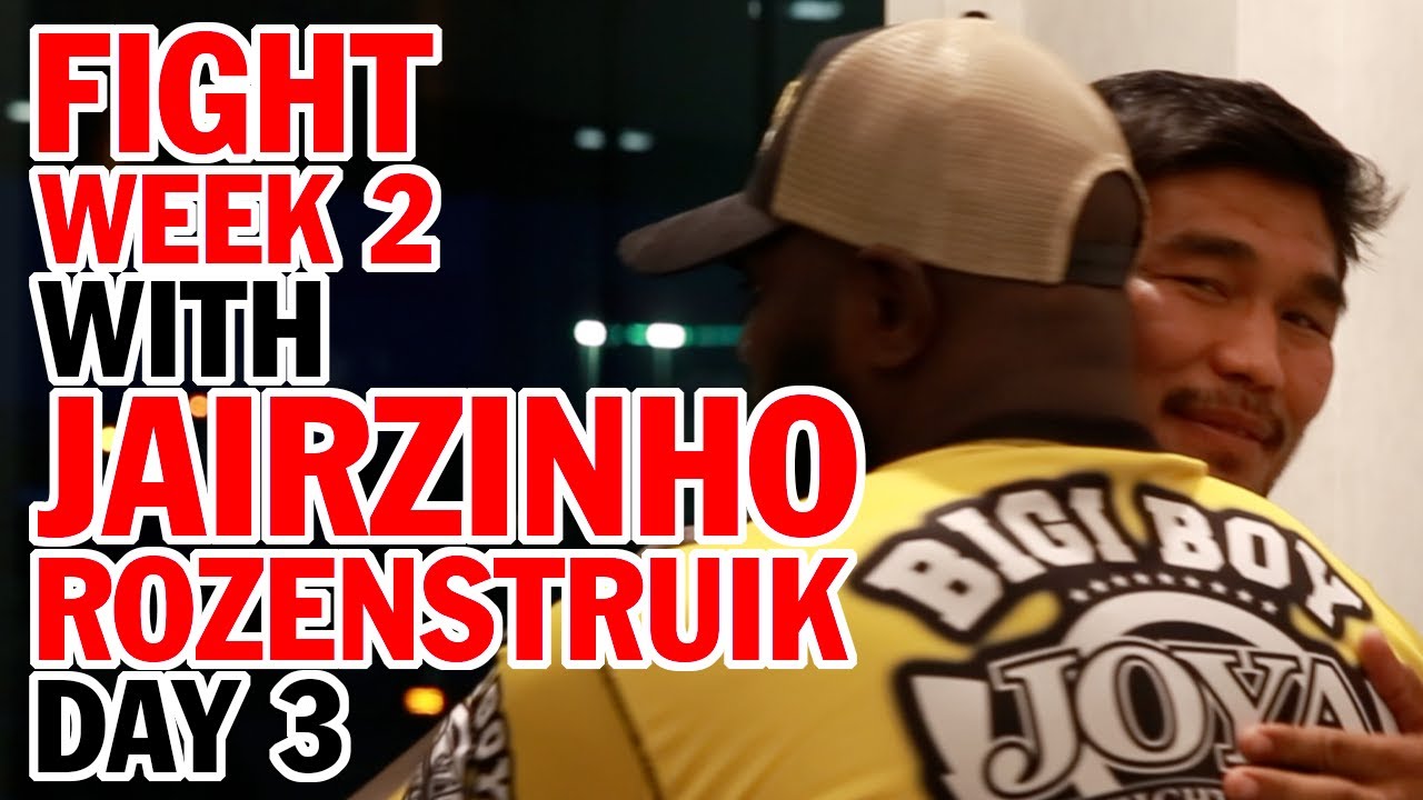 FIGHT WEEK 2: Day 3 Jairzinho Rozenstruik catches up with former two division champion Aung La Nsang