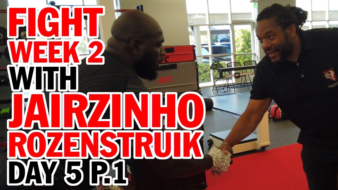 FIGHT WEEK 2: Day 5 P.1 Jairzinho Rozenstruik has multiple run-ins with USADA just before his fight