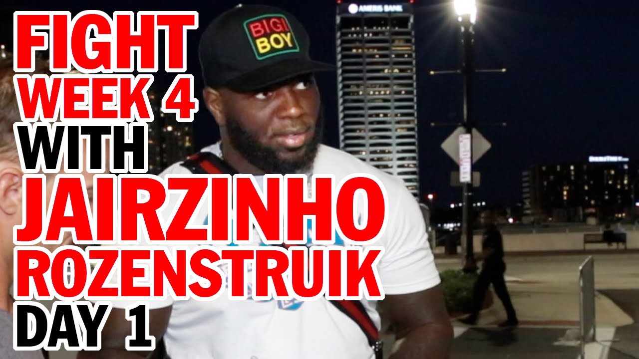FIGHT WEEK 4: Day 1 Jairzinho Rozenstruik arrives in Jacksonville for UFC 273 against Marcin Tybura