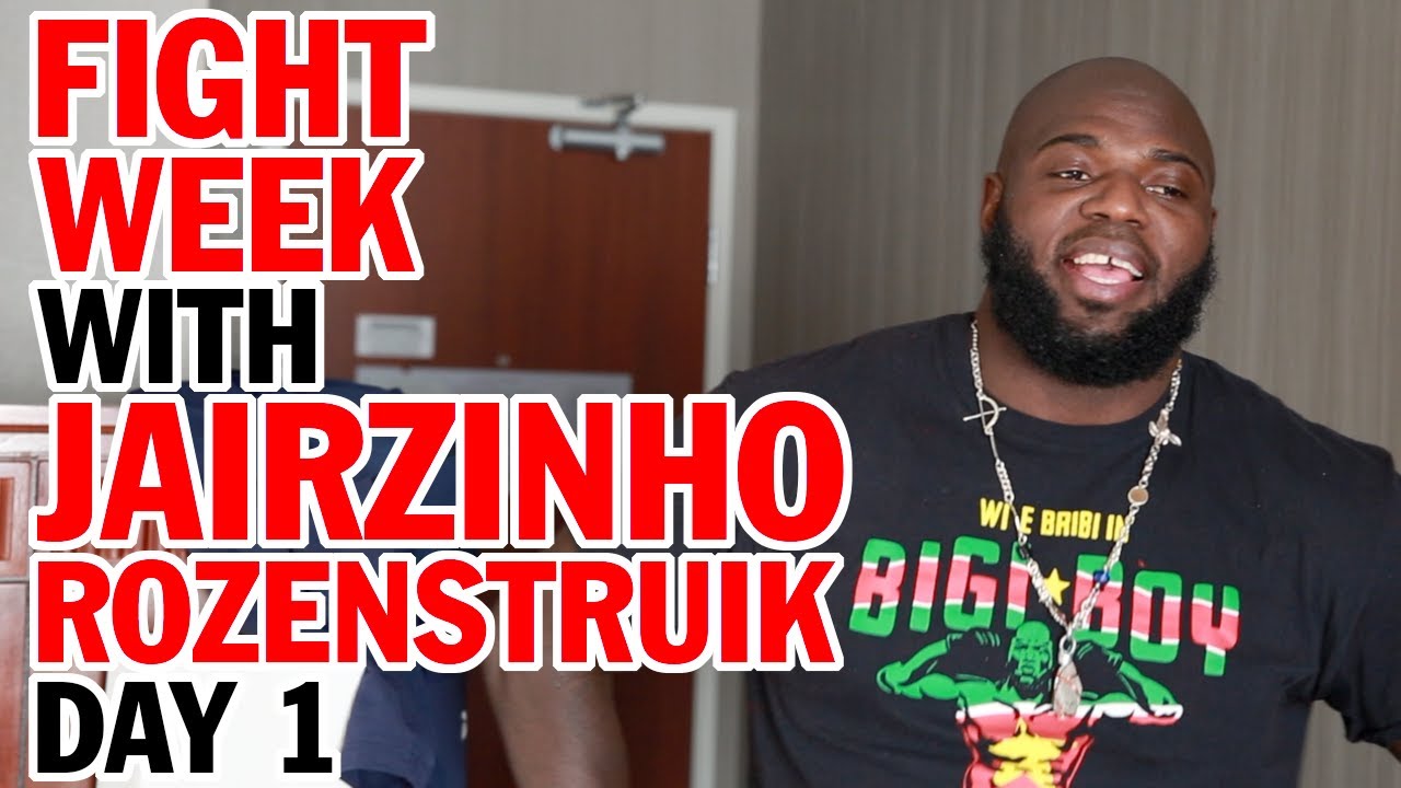 FIGHT WEEK: Day 1 behind the scenes with Jairzinho Rozenstruik for UFC Vegas 20 against Ciryl Gane!