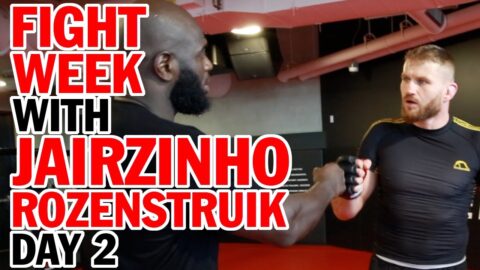 FIGHT WEEK: Day 2 Jairzinho Rozenstruik and Jan Blachowicz share the mats!
